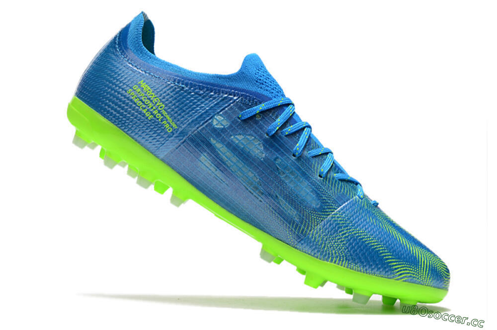 Men's Puma Ultra 1.4 MG Multi Ground Low-Tops Football Boots - Blue/Yellow 4