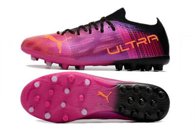 Men's Puma Ultra 1.4 MG Multi Ground Low-Tops Football Boots - Red/Black