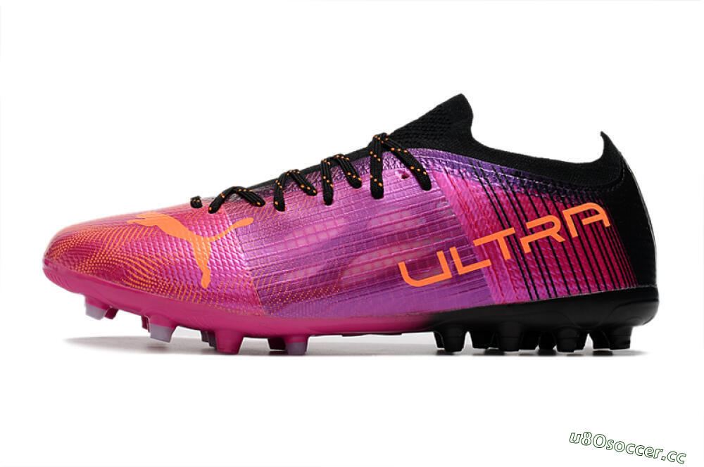 Men's Puma Ultra 1.4 MG Multi Ground Low-Tops Football Boots - Red/Black 0