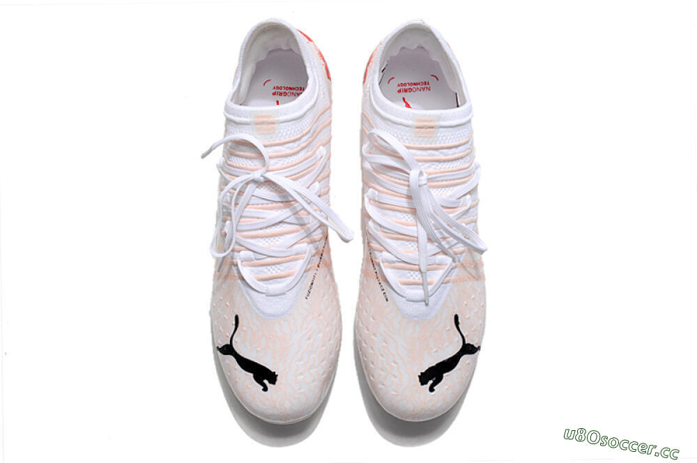 Men's Puma Future Z 1.4 Liberty MG Multi Ground Low-Tops Football Boots - White/Red/Black 4