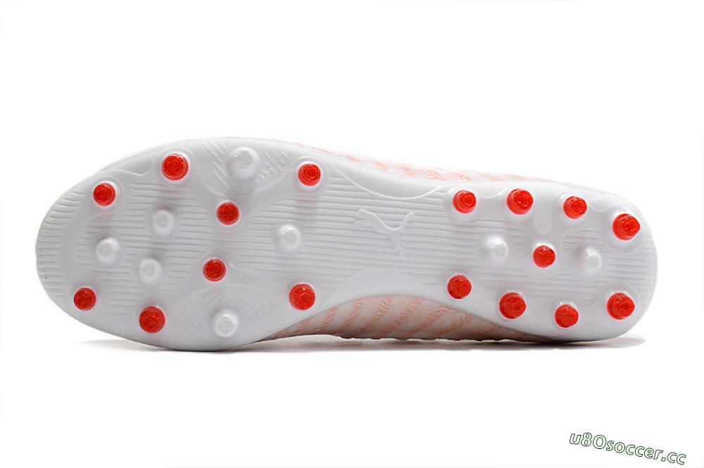 Men's Puma Future Z 1.4 Liberty MG Multi Ground Low-Tops Football Boots - White/Red/Black 6