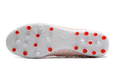 Men's Puma Future Z 1.4 Liberty MG Multi Ground Low-Tops Football Boots - White/Red/Black