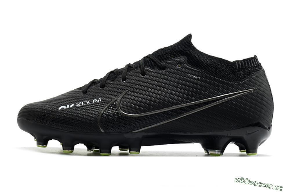 Unisex Nike Air Zoom Mercurial Vapor 15 Elite AG Artificial Grass Low-Tops Football Boots - Black 0
