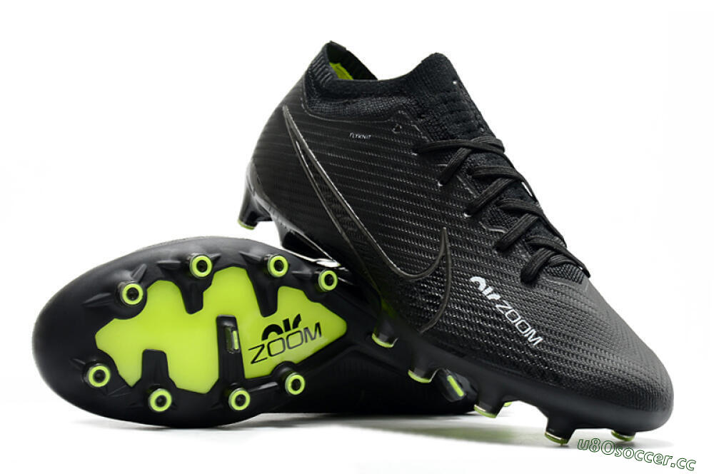 Unisex Nike Air Zoom Mercurial Vapor 15 Elite AG Artificial Grass Low-Tops Football Boots - Black 3