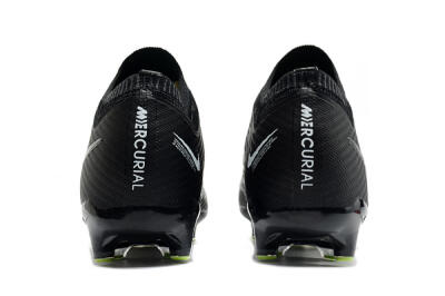 Unisex Nike Air Zoom Mercurial Vapor 15 Elite AG Artificial Grass Low-Tops Football Boots - Black