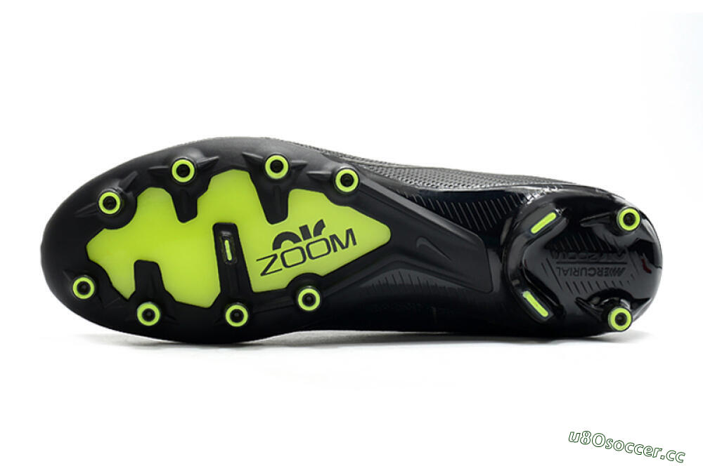 Unisex Nike Air Zoom Mercurial Vapor 15 Elite AG Artificial Grass Low-Tops Football Boots - Black 6