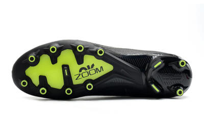 Unisex Nike Air Zoom Mercurial Vapor 15 Elite AG Artificial Grass Low-Tops Football Boots - Black