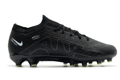 Unisex Nike Air Zoom Mercurial Vapor 15 Elite AG Artificial Grass Low-Tops Football Boots - Black