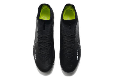 Men's Nike Air Zoom Mercurial Superfly 9 Elite AG Artificial Grass High-Tops Football Boots - Black/Green
