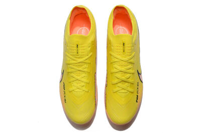 Unisex Nike Air Zoom Mercurial Vapor 15 Elite AG Artificial Grass Low-Tops Football Boots - Yellow/Pink