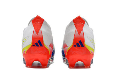 Men's Adidas Predator FIFA World Cup Qatar 2022 Edge+ FG Firm Ground Low-Tops Football Boots - White/Red/Blue