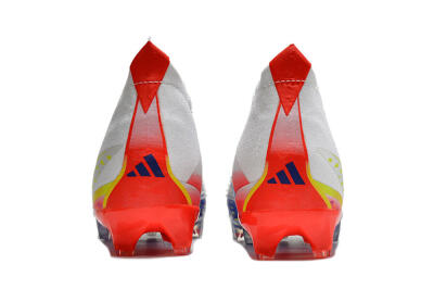 Unisex Adidas Predator FIFA World Cup Qatar 2022 Edge+ FG Firm Ground High-Tops Football Boots - White/Red/Blue
