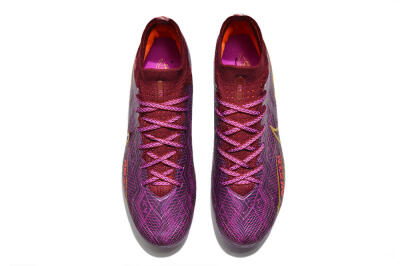 Men's Nike Air Zoom Mercurial Superfly 9 Elite AG Artificial Grass High-Tops Football Boots - Red/Gold/Blue
