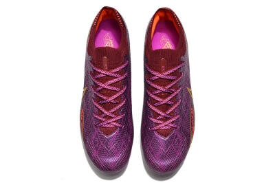 Unisex Nike Air Zoom Mercurial Vapor 15 Elite AG Artificial Grass Low-Tops Football Boots - Red/Gold/Blue