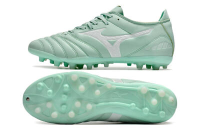 Men's Mizuno Morelia Neo AG Artificial Grass Low-Tops Football Boots - Green
