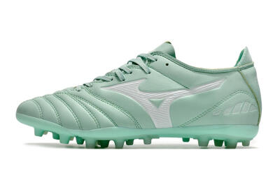 Men's Mizuno Morelia Neo AG Artificial Grass Low-Tops Football Boots - Green