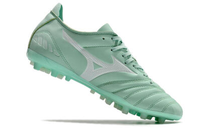 Men's Mizuno Morelia Neo AG Artificial Grass Low-Tops Football Boots - Green