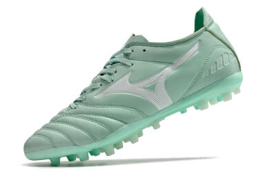 Men's Mizuno Morelia Neo AG Artificial Grass Low-Tops Football Boots - Green