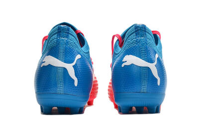 Men's Puma Future Z 1.3 Instinct MG Multi Ground Low-Tops Football Boots - Pink/Blue/White