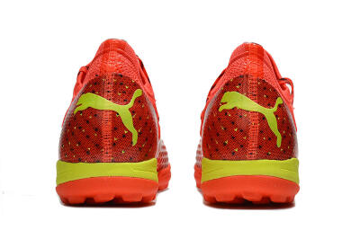 Men's Puma Future Z 1.3 Instinct TF Artificial Turf Low-Tops Football Shoes - Orange/Yellow