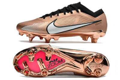 Men's Nike Zoom Mercurial Vapor 15 Elite SG Soft Ground Low-Tops Football Boots - Gold/White