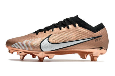 Men's Nike Zoom Mercurial Vapor 15 Elite SG Soft Ground Low-Tops Football Boots - Gold/White