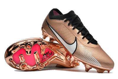 Men's Nike Zoom Mercurial Vapor 15 Elite SG Soft Ground Low-Tops Football Boots - Gold/White