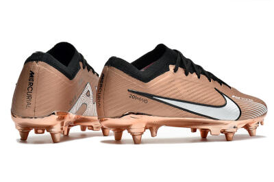 Men's Nike Zoom Mercurial Vapor 15 Elite SG Soft Ground Low-Tops Football Boots - Gold/White