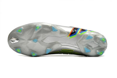 Men's Adidas Predator FIFA World Cup Qatar 2022 Edge+ FG Firm Ground Low-Tops Football Boots - Silver/Black