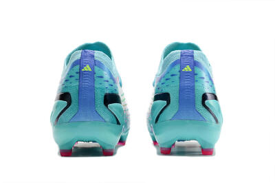 Men's Adidas x Speedportal.1 2022 World Cup Boots FG Firm Ground Low-Tops Football Boots - Blue/Green/Red