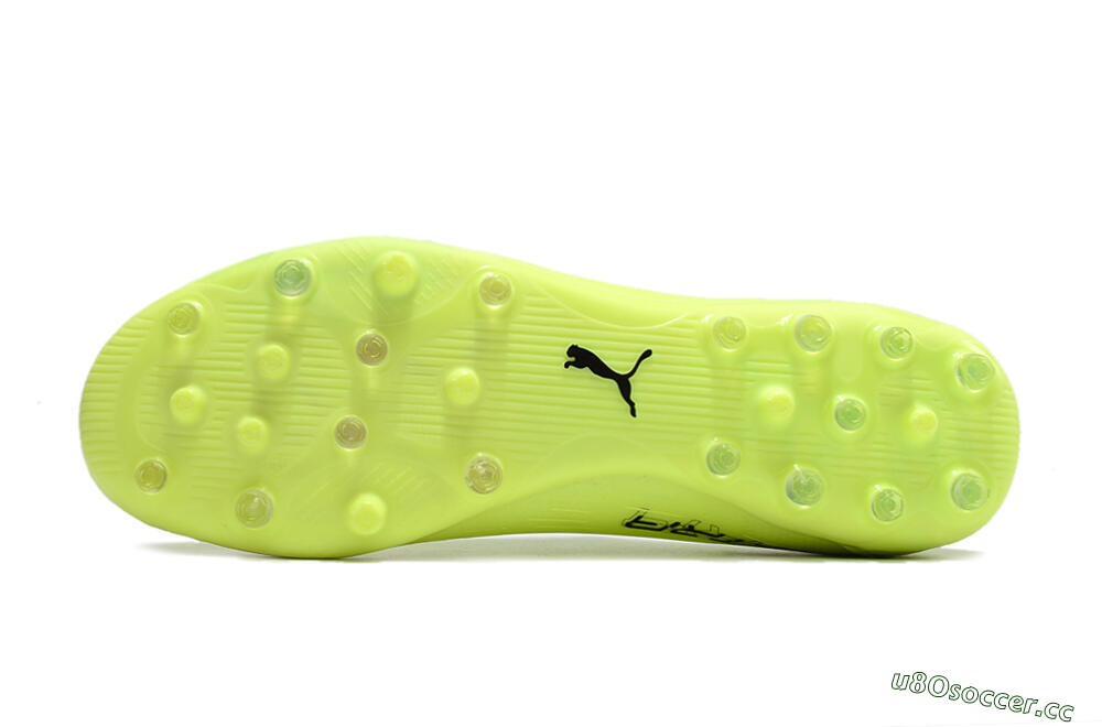 Men's Puma Ultra Ultimate MG Multi Ground Low-Tops Football Boots - Green/Blue/Black 7