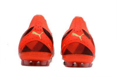 Men's Puma Ultra Ultimate MG Multi Ground Low-Tops Football Boots - Red/Yellow