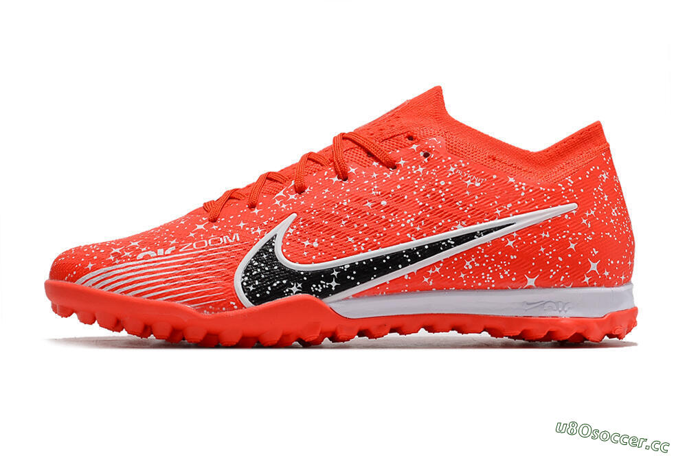 Men's Nike Air Zoom Mercurial Vapor 15 Elidte TF Artificial Turf Low-Tops Football Shoes - Red/Black/White 0