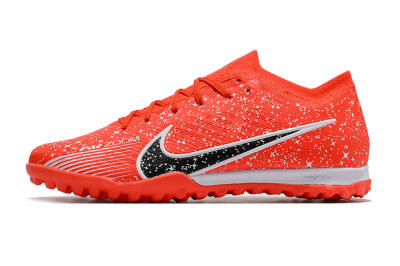 Men's Nike Air Zoom Mercurial Vapor 15 Elidte TF Artificial Turf Low-Tops Football Shoes - Red/Black/White