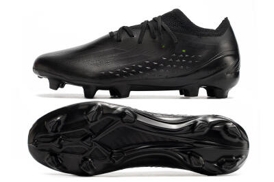 Men's Adidas X Speedportal .1 2022 World Cup Boots FG Firm Ground Low-Tops Football Boots - Black/Black