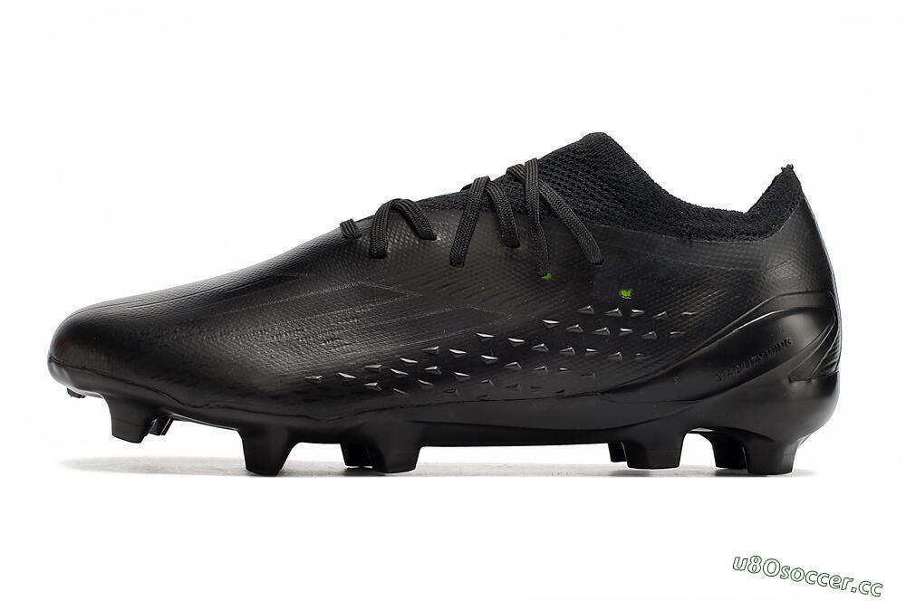 Men's Adidas X Speedportal .1 2022 World Cup Boots FG Firm Ground Low-Tops Football Boots - Black/Black 0