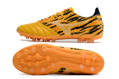 Men's Mizuno Morelia Neo AG Artificial Grass Low-Tops Football Boots - Yellow/Black