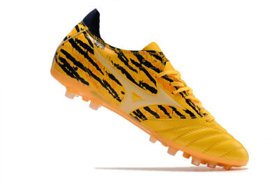 Men's Mizuno Morelia Neo AG Artificial Grass Low-Tops Football Boots - Yellow/Black