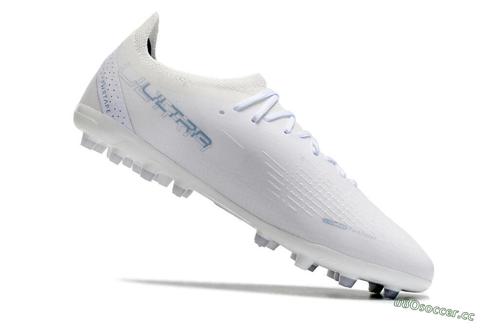Men's Puma Ultra Ultimate MG Multi Ground Low-Tops Football Boots - White/White 4