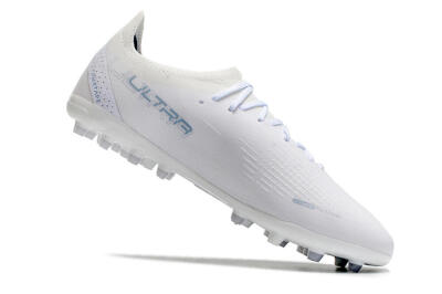 Men's Puma Ultra Ultimate MG Multi Ground Low-Tops Football Boots - White/White
