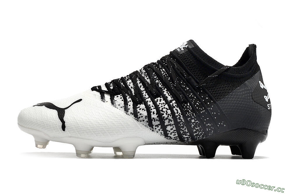 Unisex Puma Future Z 1.3 FG Firm Ground Low-Tops Football Boots - White/Black 0