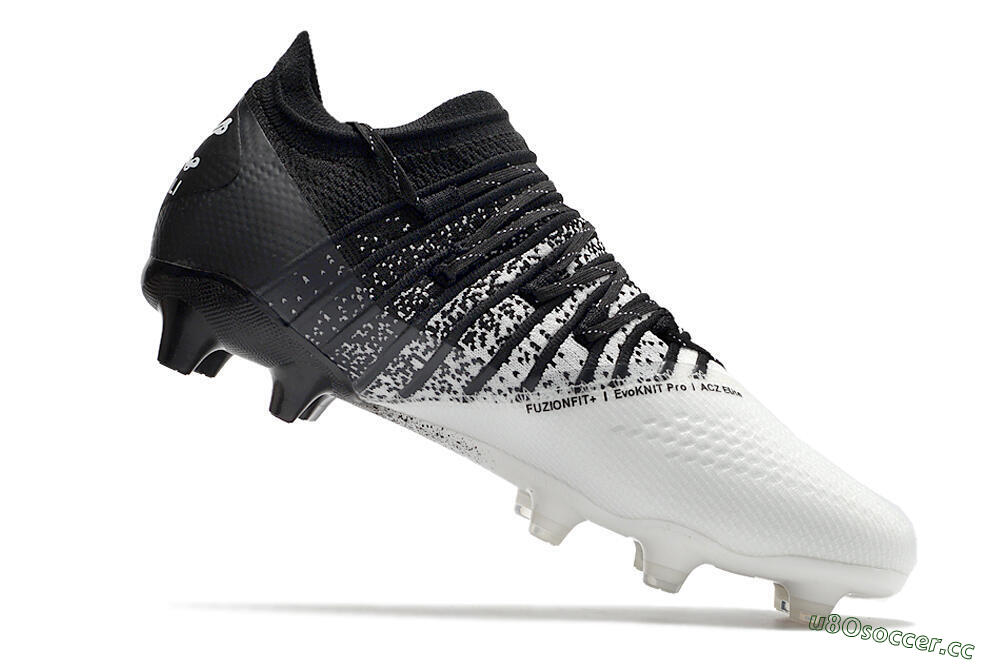 Unisex Puma Future Z 1.3 FG Firm Ground Low-Tops Football Boots - White/Black 7
