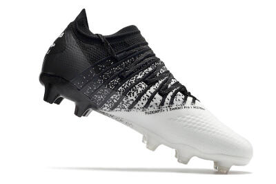 Unisex Puma Future Z 1.3 FG Firm Ground Low-Tops Football Boots - White/Black