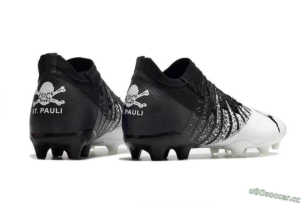 Unisex Puma Future Z 1.3 FG Firm Ground Low-Tops Football Boots - White/Black 9