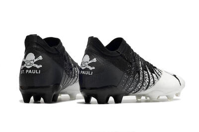Unisex Puma Future Z 1.3 FG Firm Ground Low-Tops Football Boots - White/Black