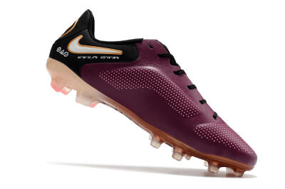 Men's Nike Tiempo Legend 9 Elite FG Firm Ground Low-Tops Football Boots - Red/Black/White