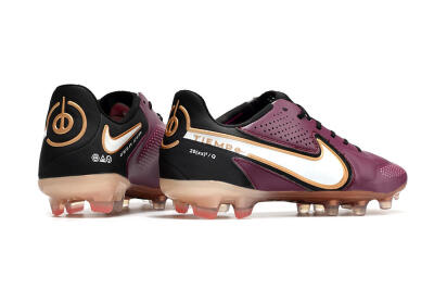 Men's Nike Tiempo Legend 9 Elite FG Firm Ground Low-Tops Football Boots - Red/Black/White