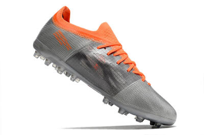 Men's Puma Ultra 1.4 MG Multi Ground Low-Tops Football Boots - Silver/Orange