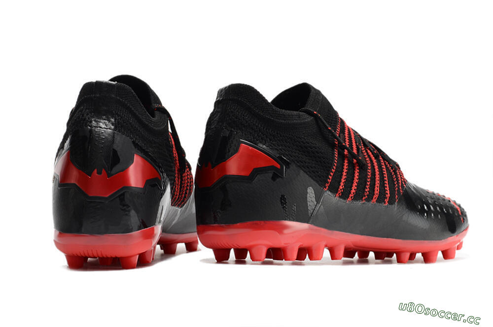 Men's Puma Future Z 1.3 MG Multi Ground Low-Tops Football Boots - Black/Red 6