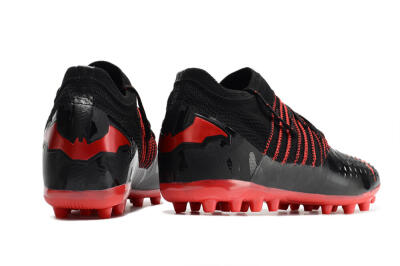 Men's Puma Future Z 1.3 MG Multi Ground Low-Tops Football Boots - Black/Red